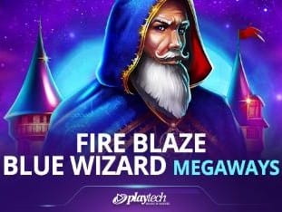 Fire Blaze Blue Wizard Megaways screenshot